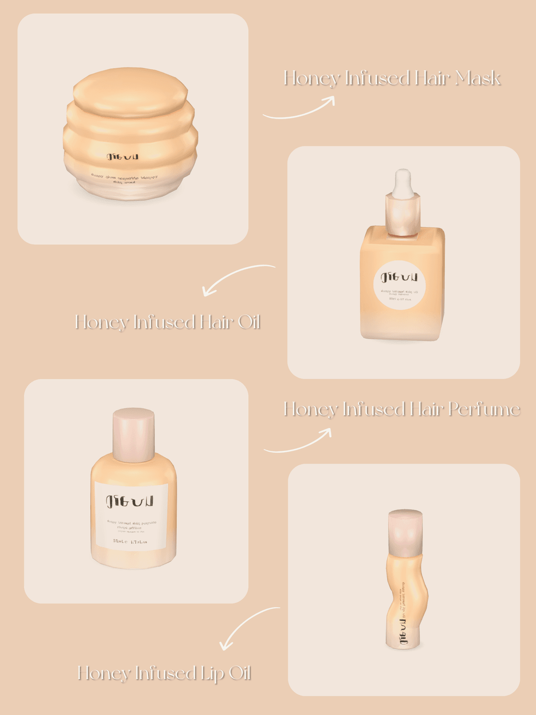 Галерея мода Набор декора Gisou Collection #1